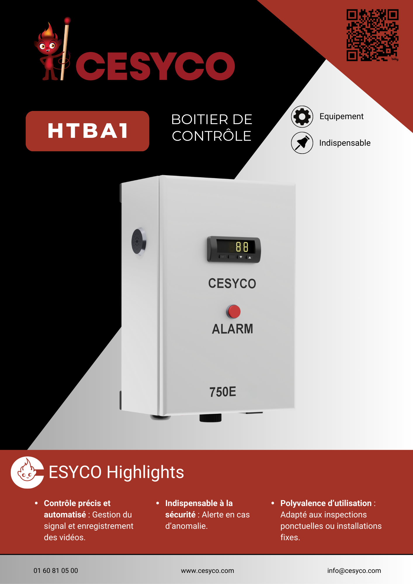 Boîtier de contrôle Cesyco pour endoscope numérique