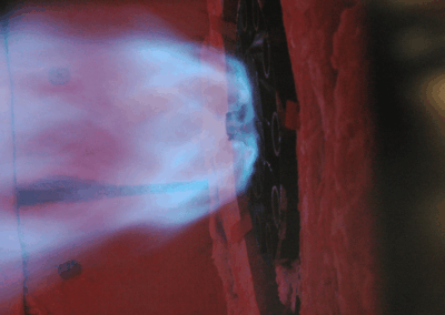 boiler flame - chaudière industrielle